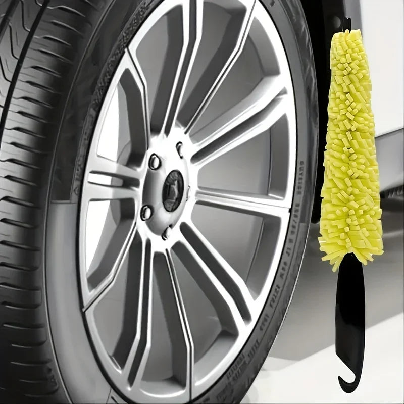 1pc tire rim cleaning tool: effortlessly cleans car wheels, practical and convenient