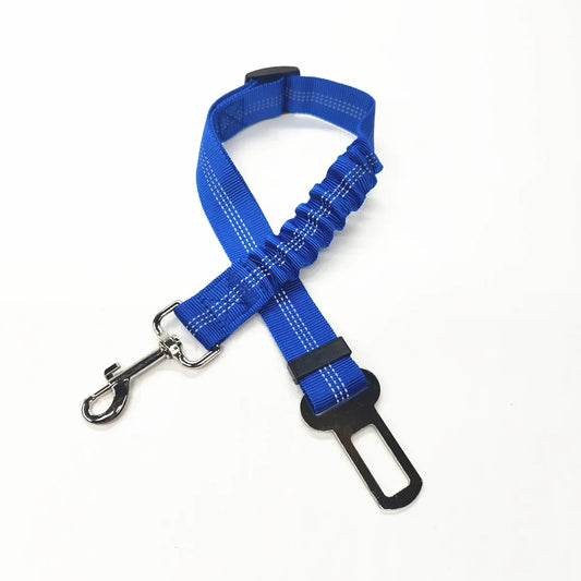 Ceinture de sécurité réglable pour chien et chat, harnais pour véhicule, clip de sécurité, levier de traction, colliers pour chien, accessoires pour chien