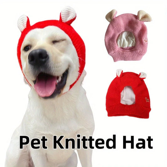 Chapeau pour chien Labrador Golden Retriever, couvre-chef amusant et chaud, oreilles de chiot en hiver