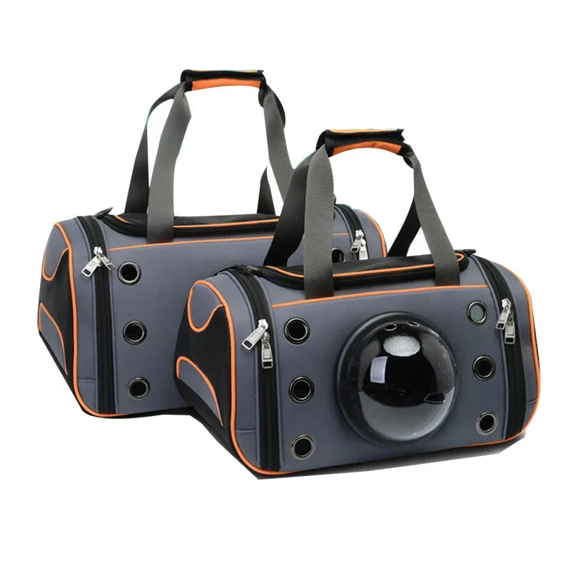 Sac de transport pour chien, sac à bandoulière portable pour animaux de compagnie, sac à dos respirant de grande capacité pour chats et petits chiens
