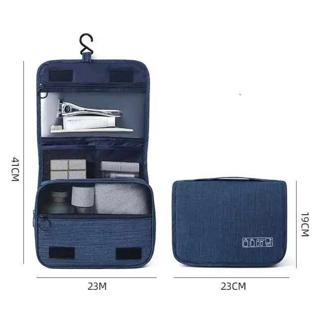 Foldable Toiletry Bag Organizer Hanging Storage Bag Bathroom Makeup Bag Case Cosmetic Bag Travel Bag For Travel Business