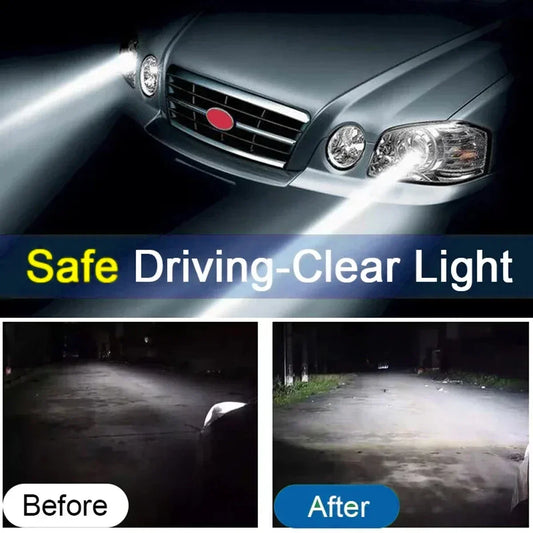 Car Quick Headlight Restoration Polishing Kits Headlamp Remover Repair Cleaning Remove Oxidation Headlight Polish Liquid LHB-16