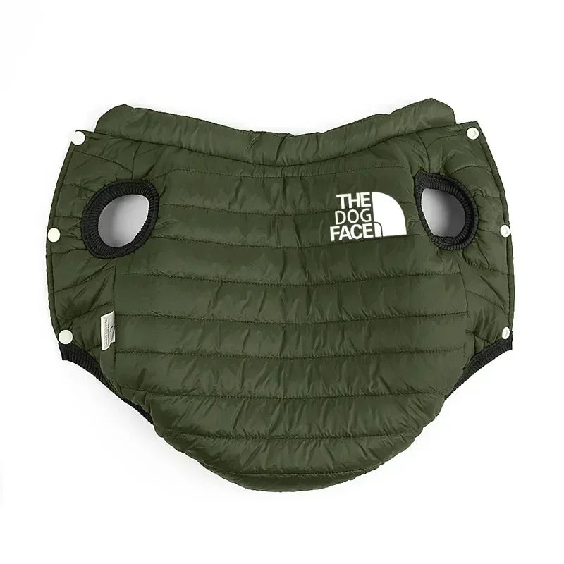 Manteau double face pour chien, vêtement d'hiver chaud pour petits et moyens chiens, gilet pour chihuahua, vêtements doux pour chiots