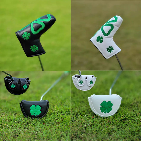 1 housse de putter de golf décoratif en cuir