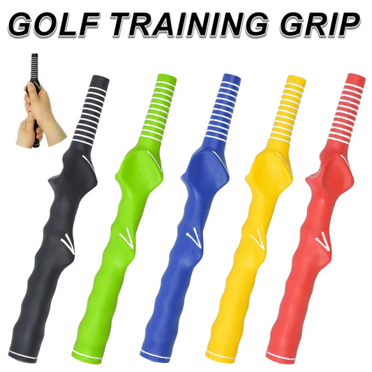 Poignée de golf en caoutchouc durable de haute qualité, en forme de main, pour entraînement au swing de golf, pour droitier