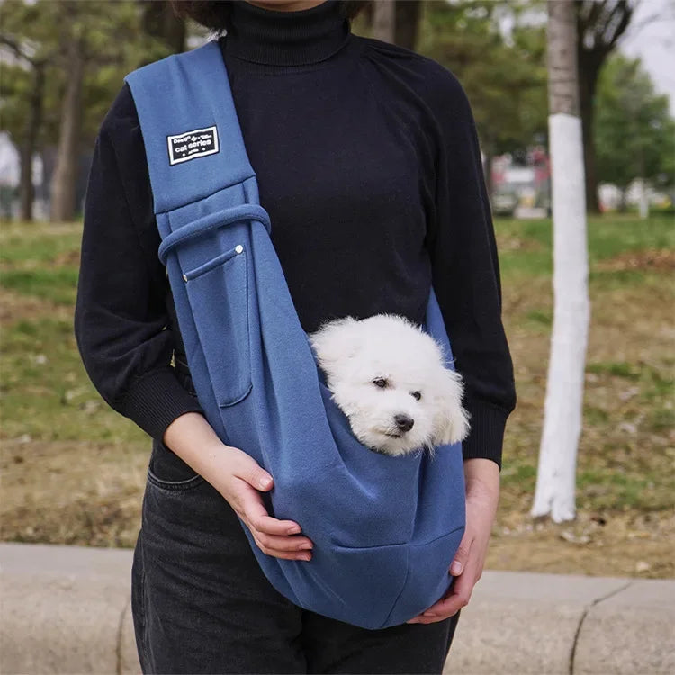 Sac à bandoulière confortable pour animaux de compagnie, sac de transport portable pour chats et chiots, fournitures de transport pour chiens
