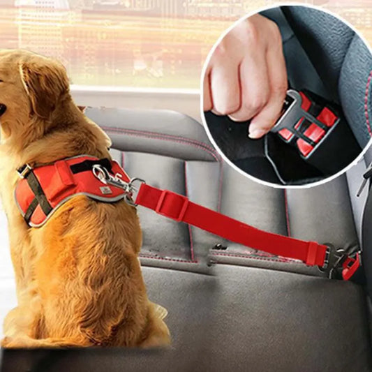 1 boucle de sécurité pour voiture, ceinture de sécurité pour animaux de compagnie, adaptée aux chiens de petite et moyenne taille, accessoire de sécurité pour animaux de compagnie