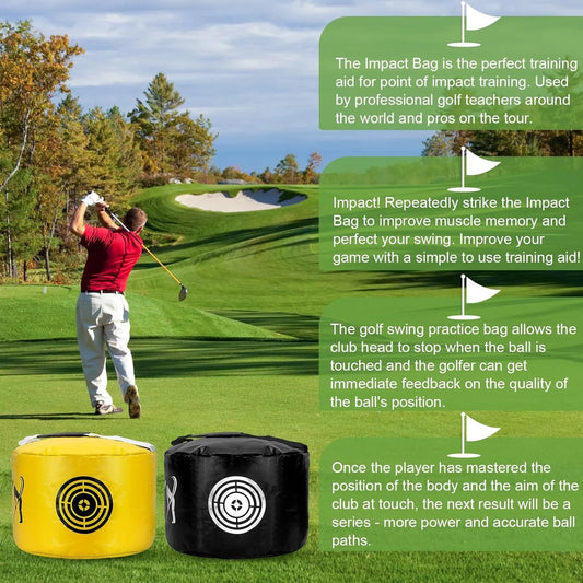 Sacs de golf Impact, entraîneur de swing, cadeaux de golf pour hommes, durables et imperméables