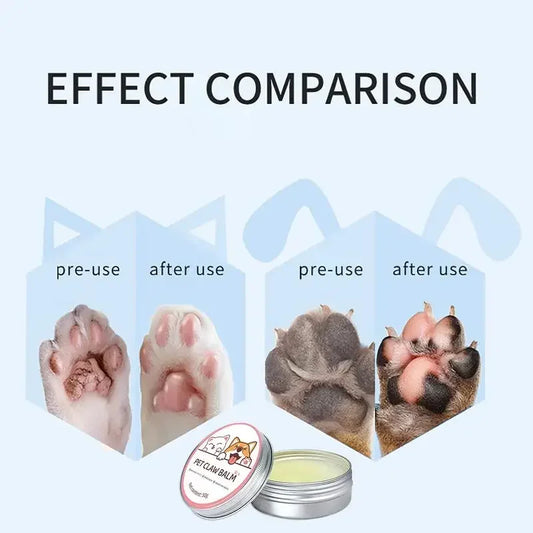 Baume pour pattes de chien 50 g, crème protectrice, hydratant pour le nez des animaux, réparation des crevasses et des pieds, accessoires pour chats