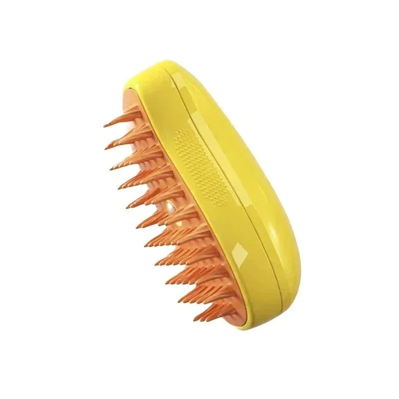 Brosse à vapeur électrique 3 en 1 pour animaux de compagnie, nettoyage pour chats et chiens, spray de massage, peigne de toilettage, poignée rétractable, épilation des poils d'animaux, BeautyBrush