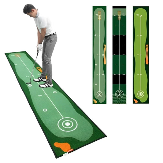 Tapis de golf 50 x 300 cm, équipement d'intérieur pour la maison, le bureau, la pratique, durable, et en extérieur