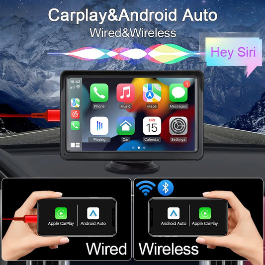 CarPlay et Android Auto, écran tactile universel portable