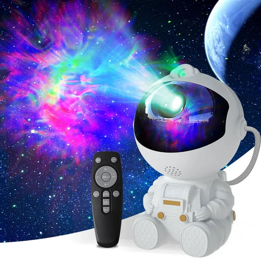 Projecteur d'étoiles, galaxie, astronaute, veilleuse, nébuleuse étoilée, lampe de plafond décorative à LED pour chambre d'enfant, cadeau