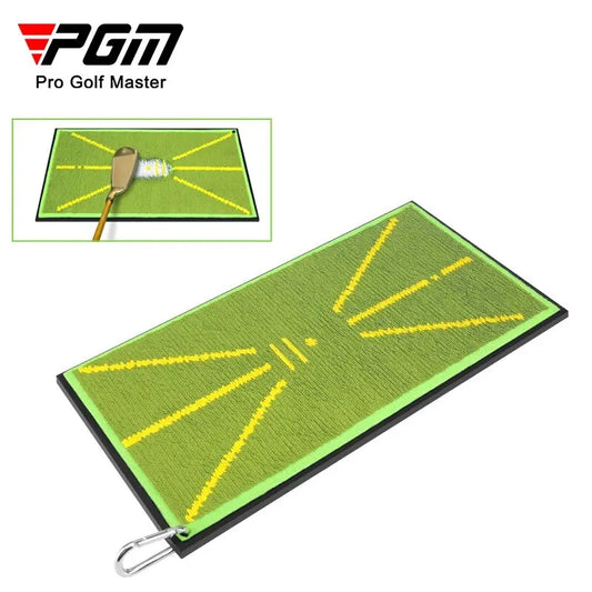 Tapis de frappe de golf , affichage de billes, piste d'entraînement pour débutants, détection de traces, exercice de swing