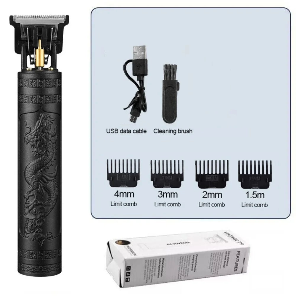 T9 USB Rechargeable Electric Hair Clipper Machine Man Shaver Trimmer Barber Technical Beard Trimmer For Men Hair Care Cutting