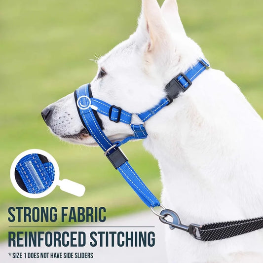 2025 New Nylon Portable Dog Muzzle Rope, Dog Cage Head Anti-Bite Pet Large Dog Mask, Pet factory Wholesale