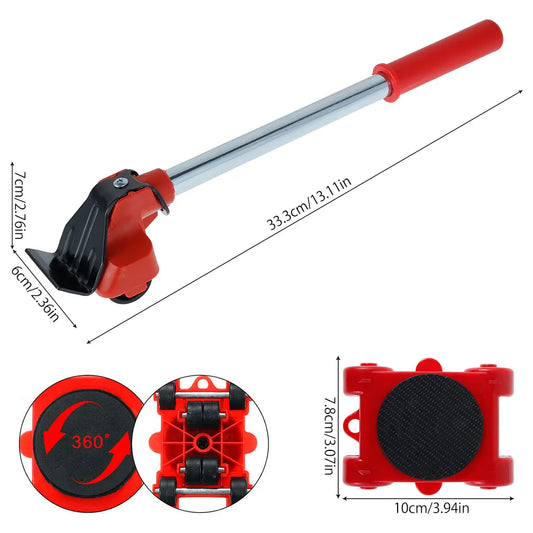 New Heavy Duty Furniture Lifter Furniture Mover Set Washing Machine Refrigerator Transport Tool Lifting Moving Furniture Helper