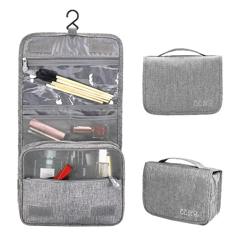 Foldable Toiletry Bag Organizer Hanging Storage Bag Bathroom Makeup Bag Case Cosmetic Bag Travel Bag For Travel Business