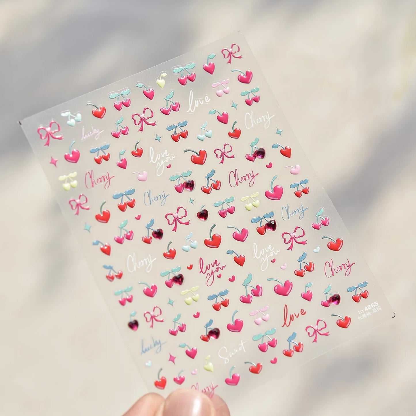 5D Cute Animal Nail Stickers Cute Sketching Graffiti Animal Cat Dog Nail Art Sticker Designs Self Adhesive Decoration Decal