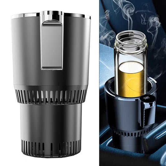 Porte-gobelet 2 en 1 pour voiture, pour boissons chaudes et froides