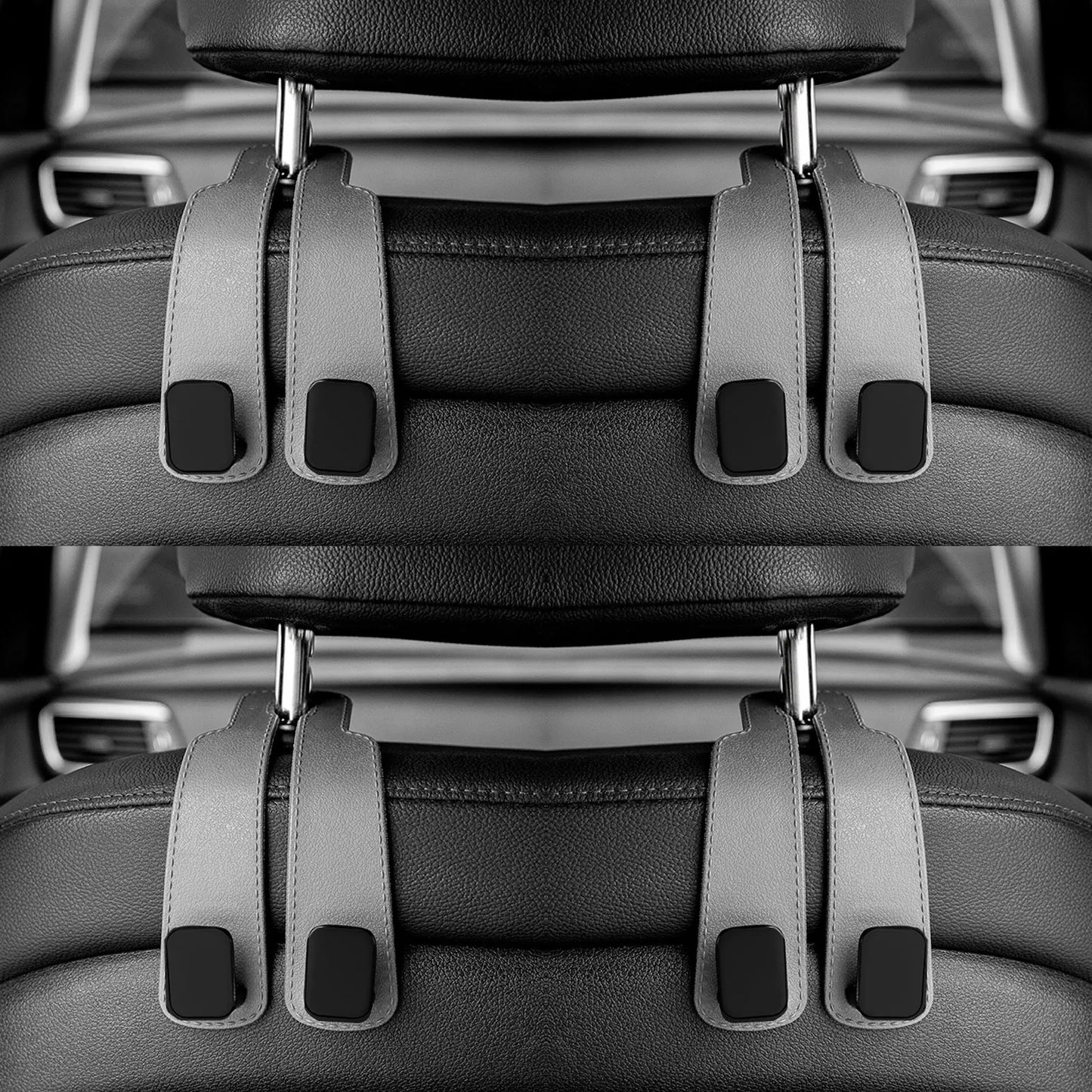 Car Headrest Hooks Hanger for Bags Seat Back Organizer Holder Clips Auto Fastener Hooks Car St
